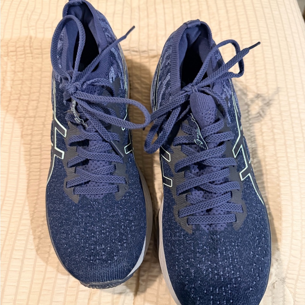 Asics Blue Athletic Shoes